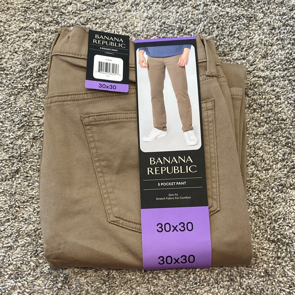 Banana Republic Khaki 5 Pocket Pants - Picture 11 of 13